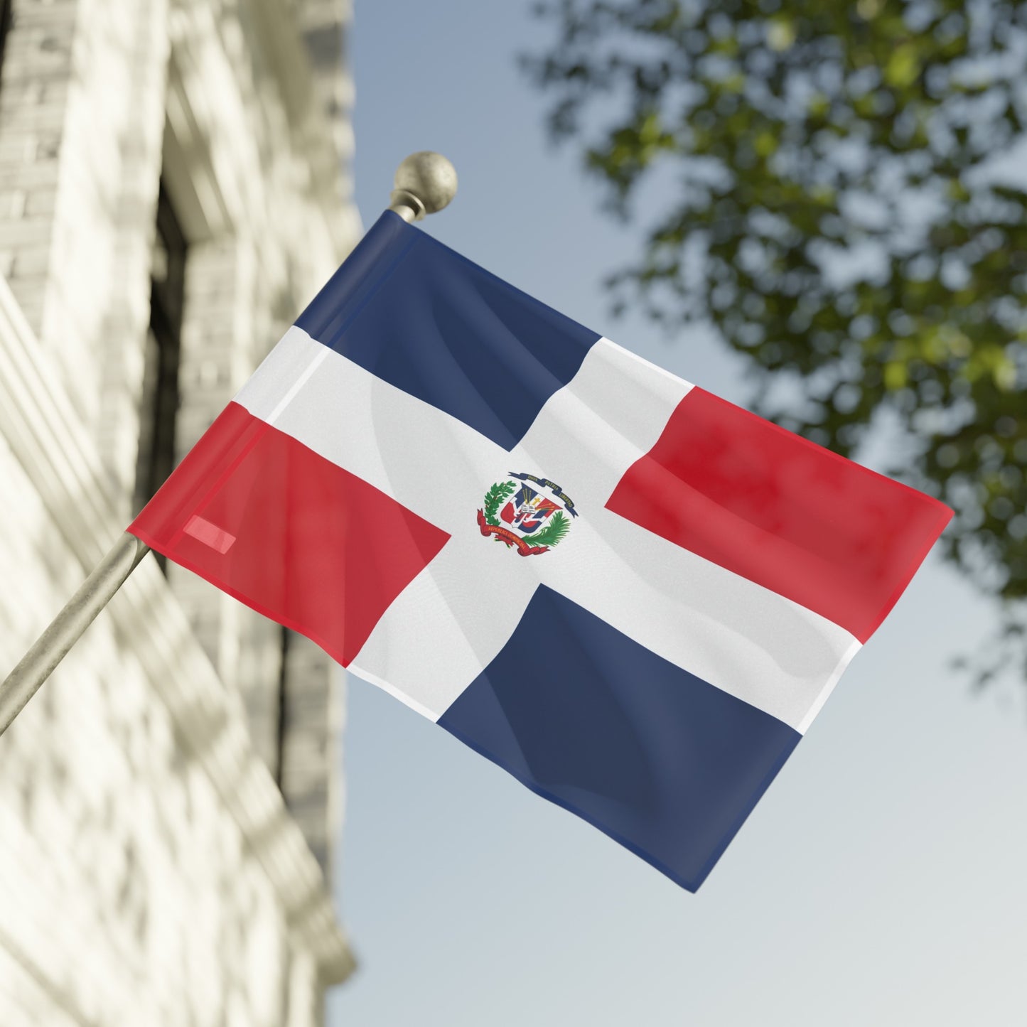 Flag Village Dominican Republic Flag 18" x 12" / 36" x 24" / 60" x 36"