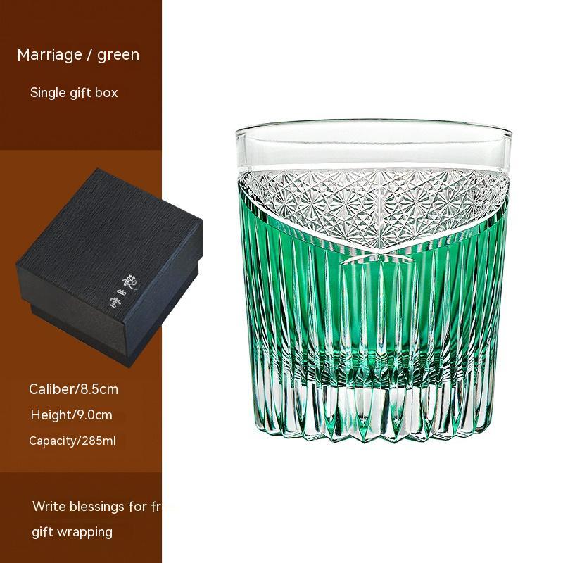 Flag Village Wine Glass Gift Box Couple Gift Cup Crystal Glass Whiskey Glass
