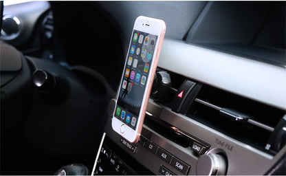 Flag Village Auto Tools Car mobile phone navigation bracket mobile phone rack outlet magnetic car 360 degree magnetic rotating magnet bracket