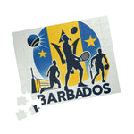 Flag Village Barbados Sporting Flag Jigsaw Puzzle