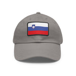 Flag Village Slovenia Flag Hat Cap with Leather Patch