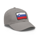 Flag Village Slovenia Flag Hat Cap with Leather Patch