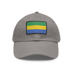 Flag Village Gabon Flag Hat Cap with Leather Patch