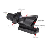 Flag Village Maku metal sight 4x32 eating chicken outdoor sports quadruple lens