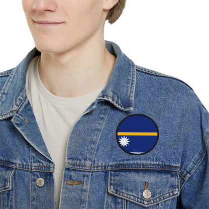 Flag Village Nauru Flag Embroidery Iron-On Patches