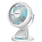 Flag Village Portable Mini Desktop Fan Silent High Wind Power Cordless Rechargeable Fan Cooler Small Fan For Students Office Gifts