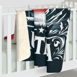 Flag Village Austria Sporting Flag Sherpa Blanket