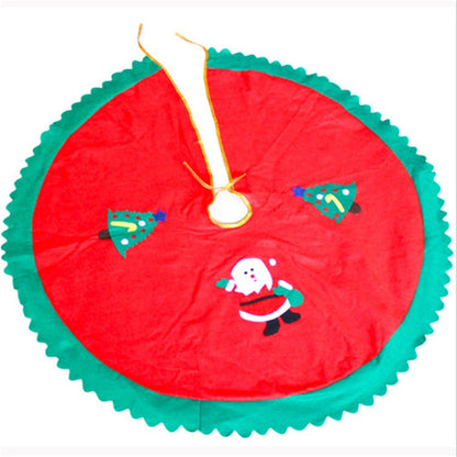 Flag Village Christmas tree skirt Christmas tree decorations Christmas gifts Christmas scene matching