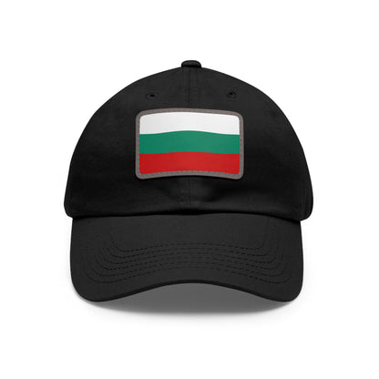 Flag Village Bulgaria Flag Hat Cap with Leather Patch