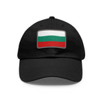 Flag Village Bulgaria Flag Hat Cap with Leather Patch