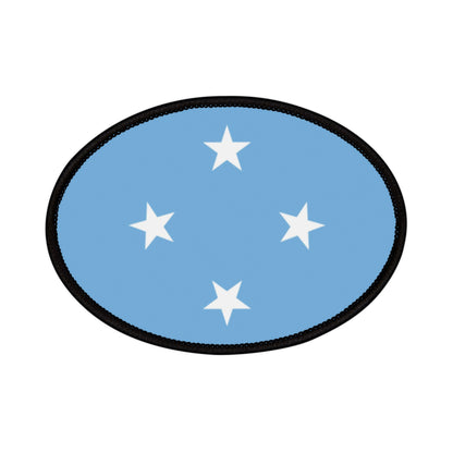 Flag Village Micronesia Flag Embroidery Iron-On Patches