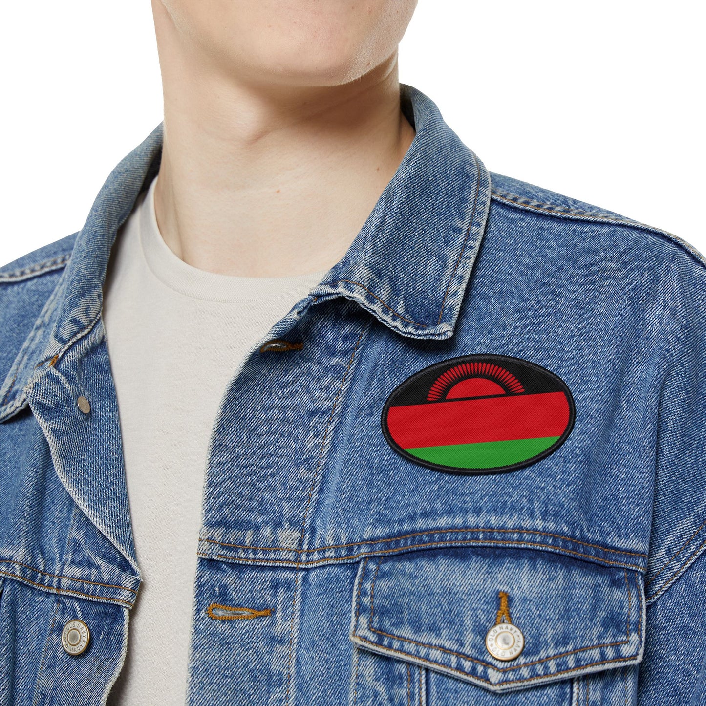 Flag Village Malawi Flag Embroidery Iron-On Patches