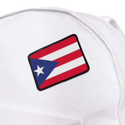 Flag Village Puerto Rico Flag Embroidery Iron-On Patches
