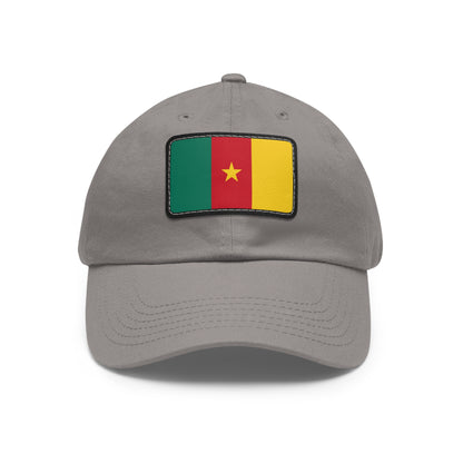 Flag Village Cameroon Flag Hat Cap with Leather Patch