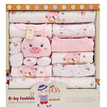 Flag Village Newborn Clothes 17-Piece Cotton Suit Gift Box