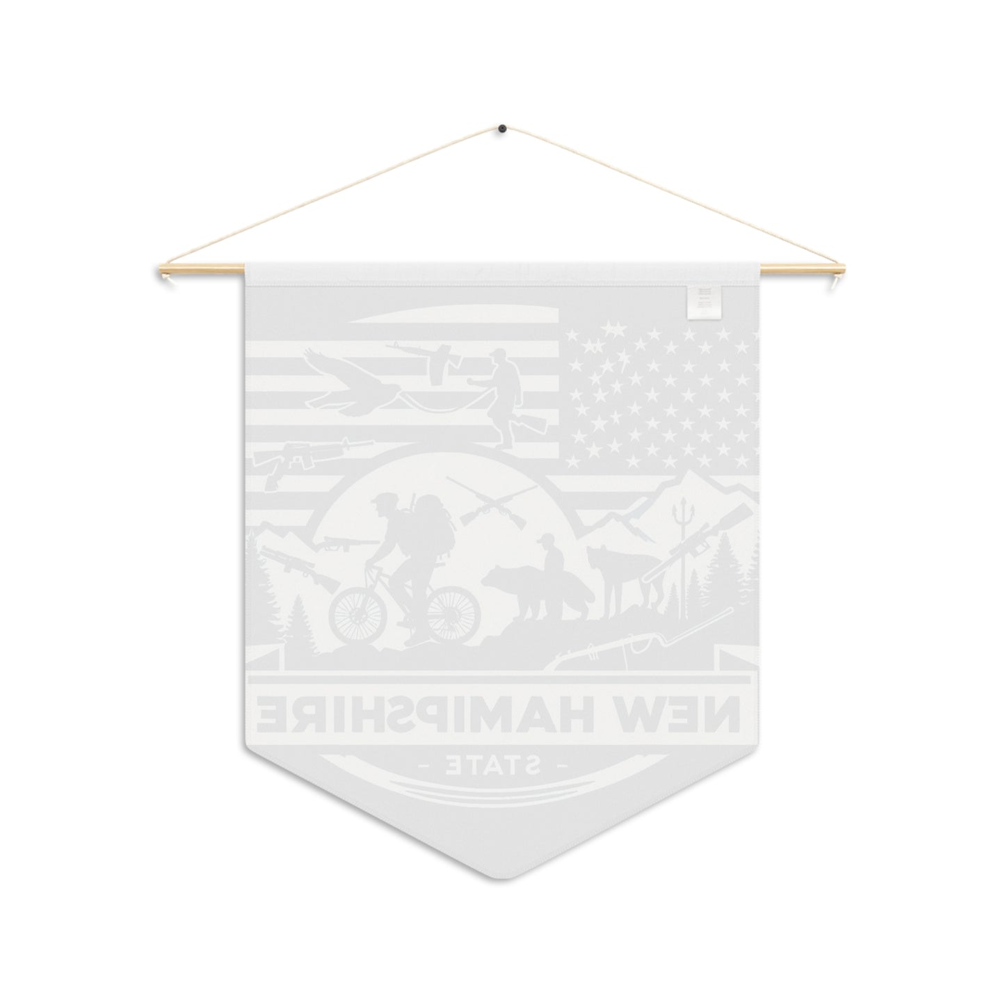Flag Village New Hampshire State Flag Pennant Sporting Home Wall decoration NH0001