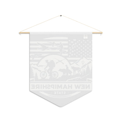 Flag Village New Hampshire State Flag Pennant Sporting Home Wall decoration NH0001