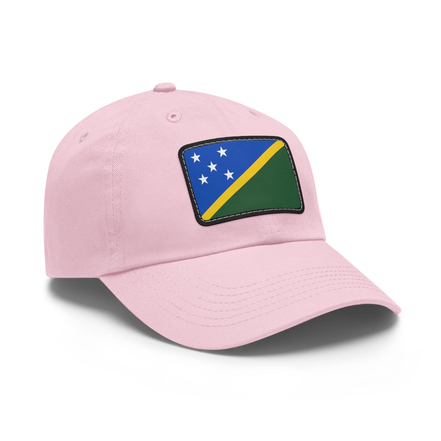 Flag Village Solomon Islands Flag Hat Cap with Leather Patch