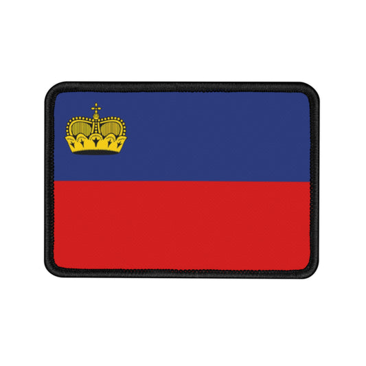 Flag Village Liechtenstein Flag Embroidery Iron-On Patches