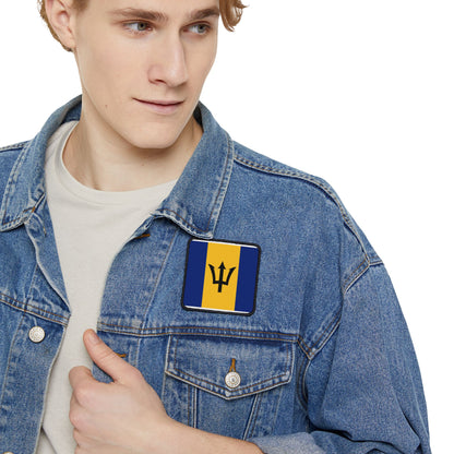 Flag Village Barbados Flag Embroidery Iron-On Patches