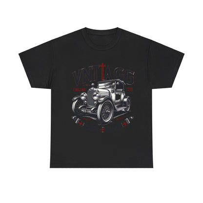 Flag Village UK Vintage Car Flag T-SHIRT Heavy Cotton Tee UK0008