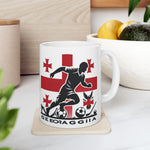 Flag Village Georgia Sporting Flag Ceramic Coffee Mug 11oz FV-MG0012