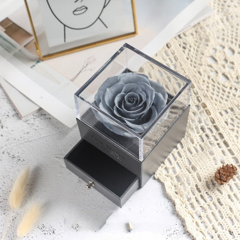 Flag Village Eve Valentine's Day Eternal Flowers Gift Box Ornaments