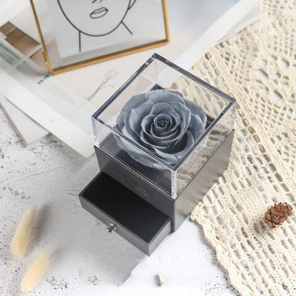 Flag Village Eve Valentine's Day Eternal Flowers Gift Box Ornaments