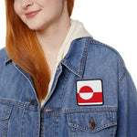 Flag Village Greenland Flag Embroidery Iron-On Patches