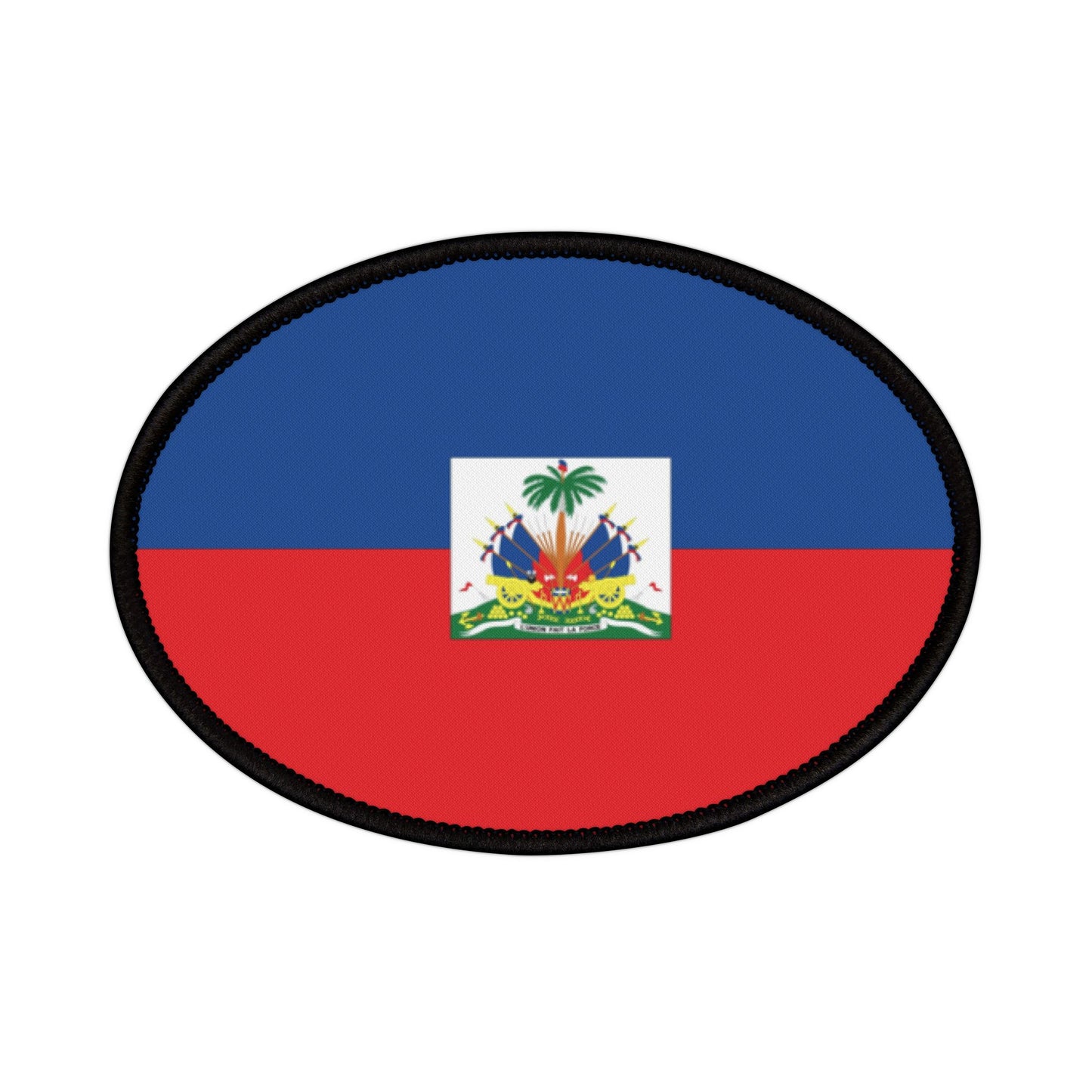 Flag Village Haiti Flag Embroidery Iron-On Patches