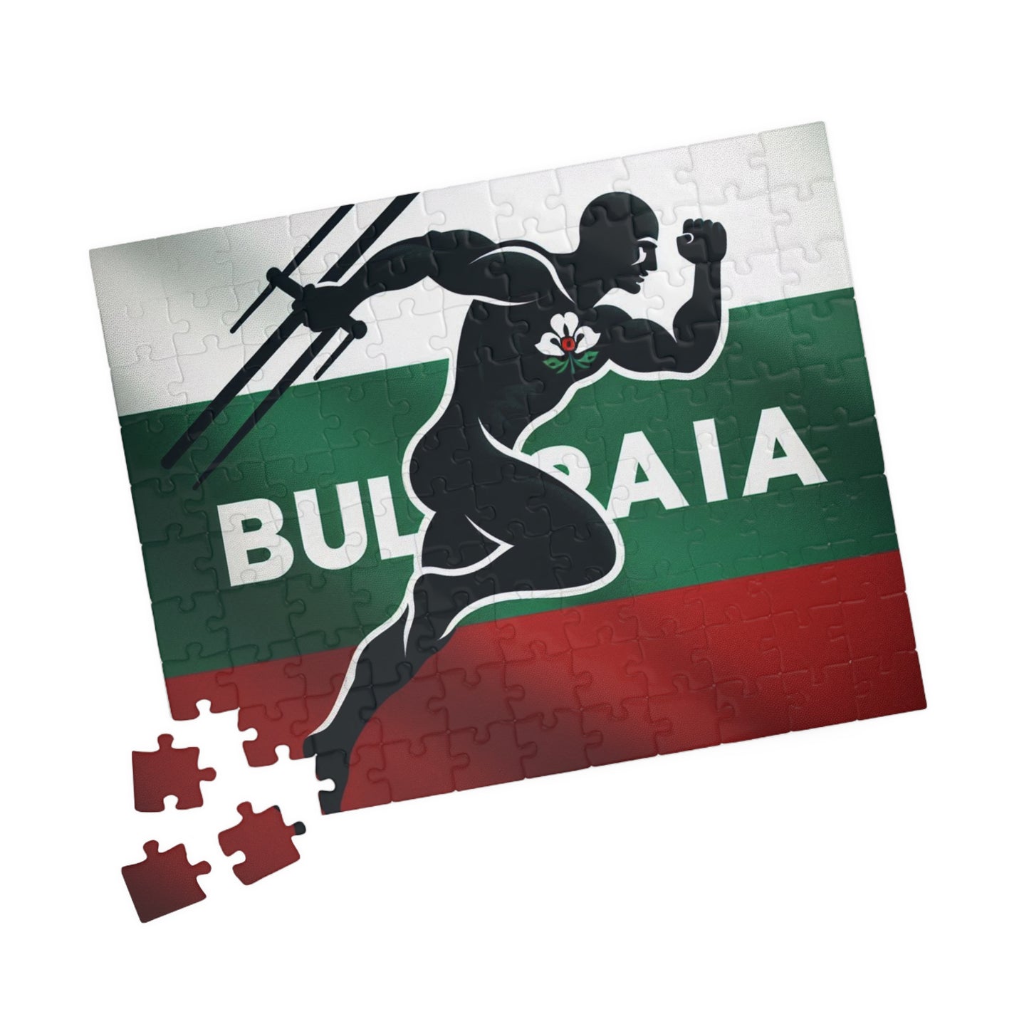 Flag Village Bulgaria Sporting Flag Puzzle (110, 252, 520, 1014-piece) BGR0001