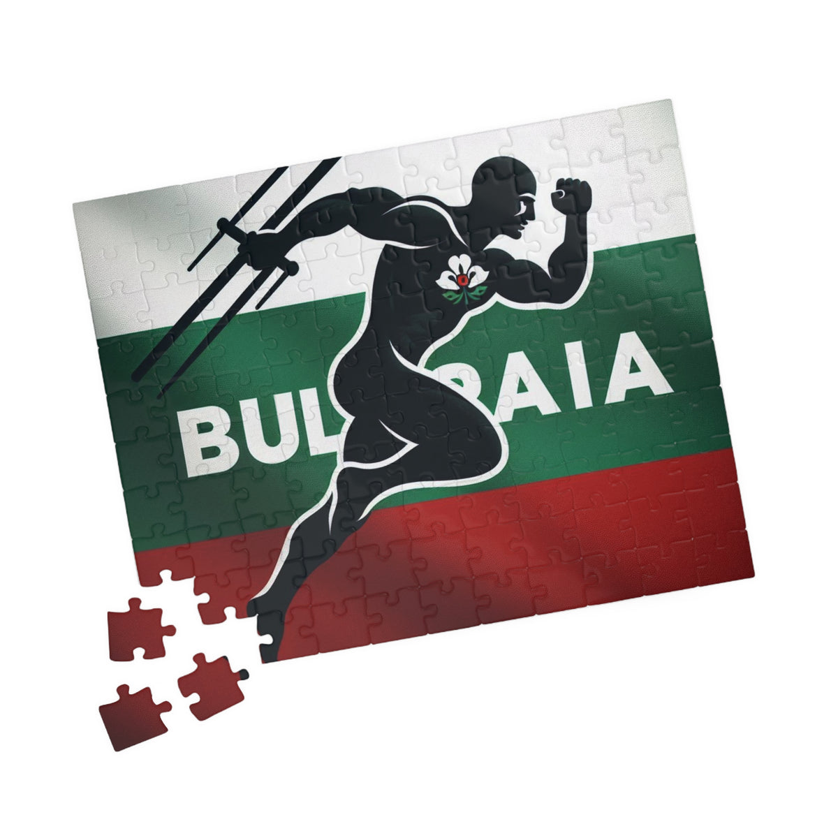 Flag Village Bulgaria Sporting Flag Puzzle (110, 252, 520, 1014-piece) BGR0001