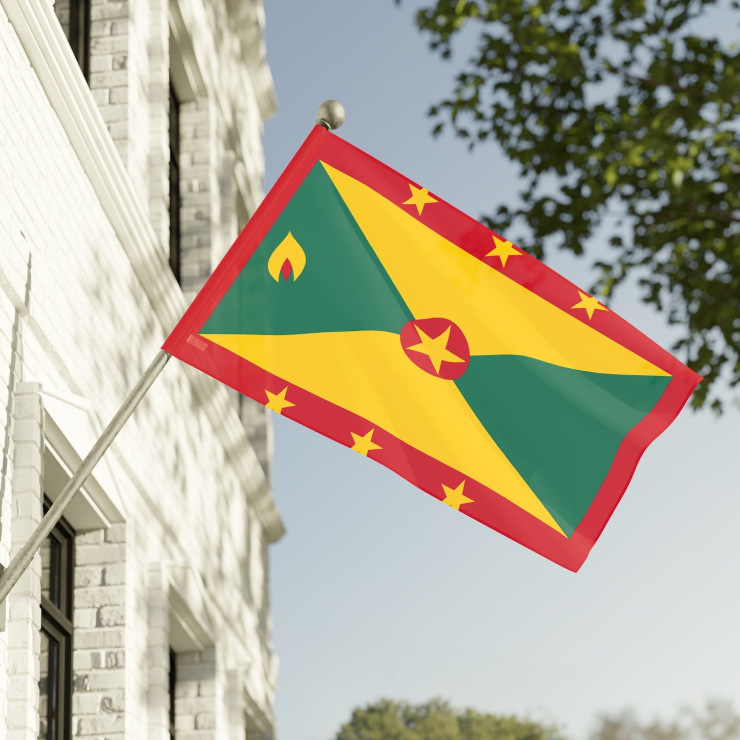 Flag Village Grenada Flag 18" x 12" / 36" x 24" / 60" x 36"