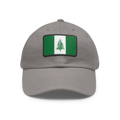Flag Village Norfolk Island Flag Hat Cap with Leather Patch