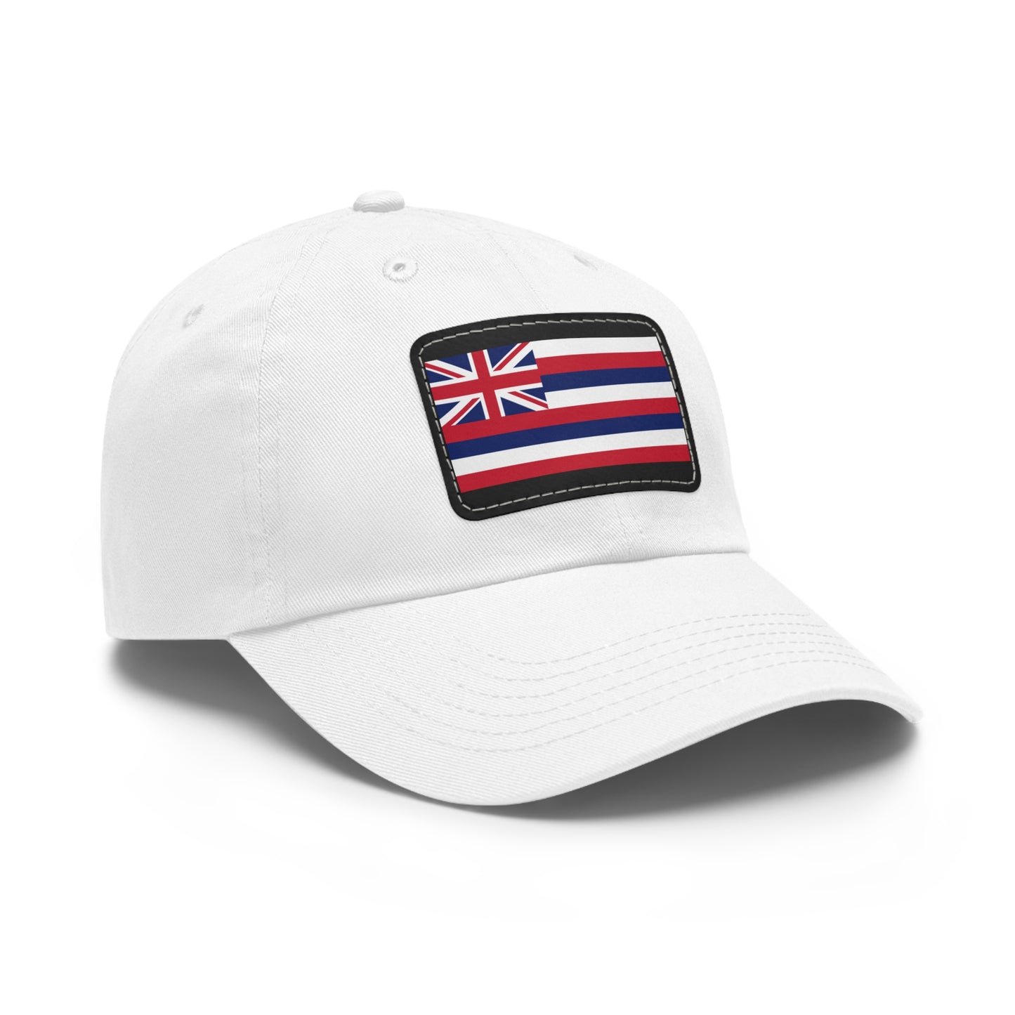 Flag Village USA Hawaii State Flag Hat Cap with Leather Patch