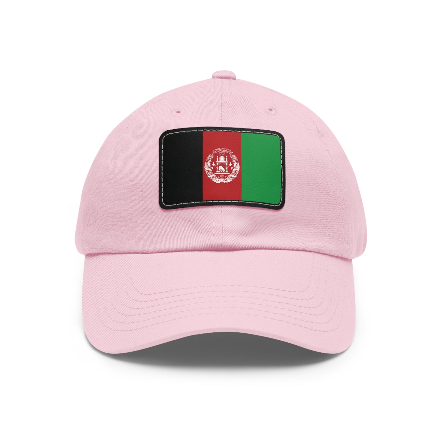 Flag Village Afghanistan Flag Hat Cap with Leather Patch