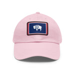 Flag Village USA Wyoming State Flag Hat Cap with Leather Patch