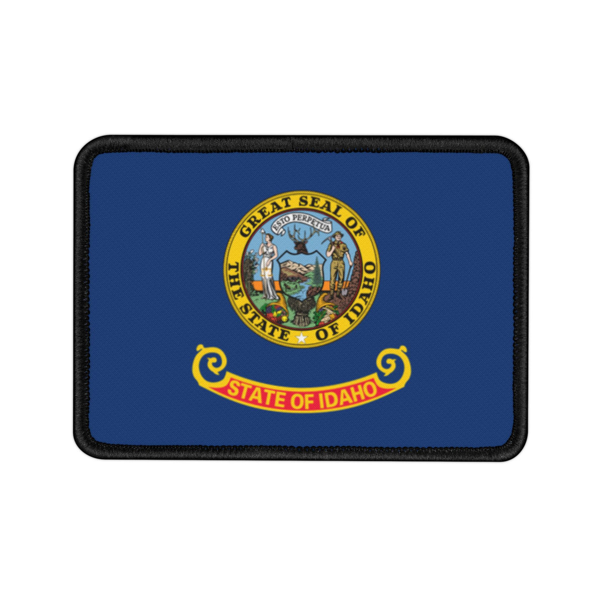 Flag Village Idaho State Flag Embroidery Iron-On Patches