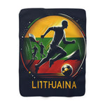Flag Village Lithuania Sporting Flag Sherpa Fleece Blanket LTU0003