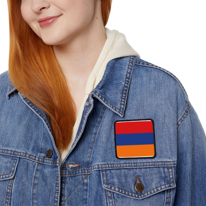 Flag Village Armenia Flag Embroidery Iron-On Patches