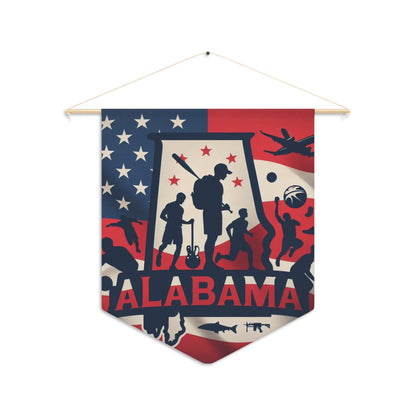 Flag Village Alabama State Flag Pennant Sporting Home Wall decoration AL0002
