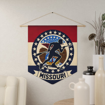 Flag Village Missouri State Flag Pennant Sporting Home Wall decoration MO0002