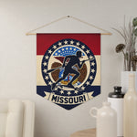 Flag Village Missouri State Flag Pennant Sporting Home Wall decoration MO0002