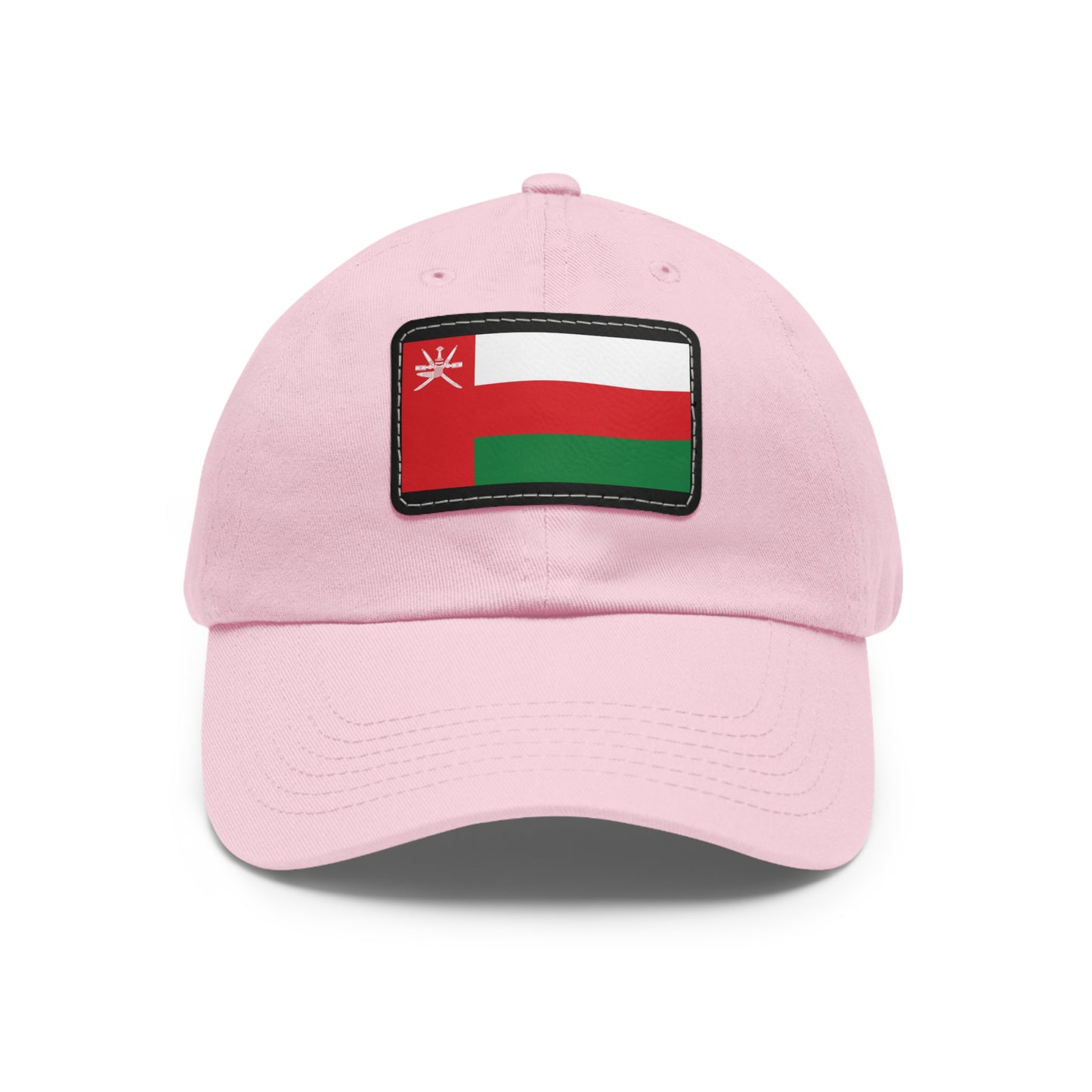 Flag Village Oman Flag Hat Cap with Leather Patch
