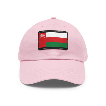 Flag Village Oman Flag Hat Cap with Leather Patch