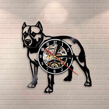 Flag Village Wall Clock Dog Breed Gifts
