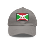 Flag Village Burundi Flag Hat Cap with Leather Patch