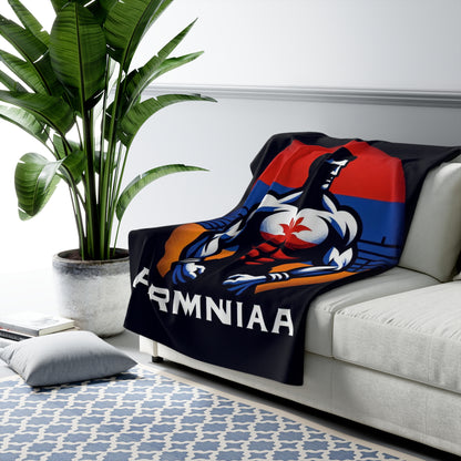 Flag Village Armenia Sporting Flag Sherpa Fleece Blanket ARM0002