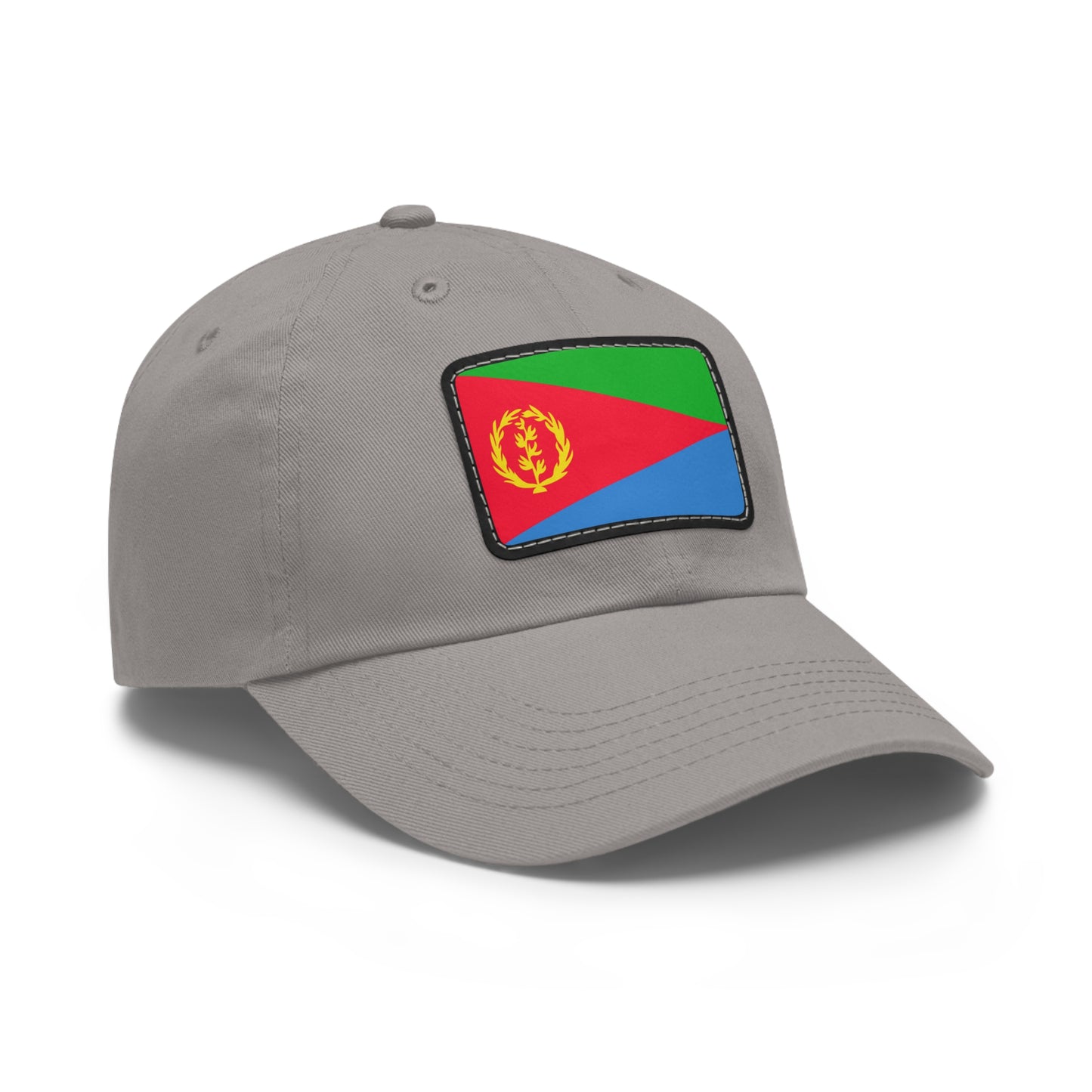 Flag Village Eritrea Flag Hat Cap with Leather Patch