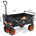 Flag Village Outdoor Camping Trolley Fishing Pull Trailer Storage